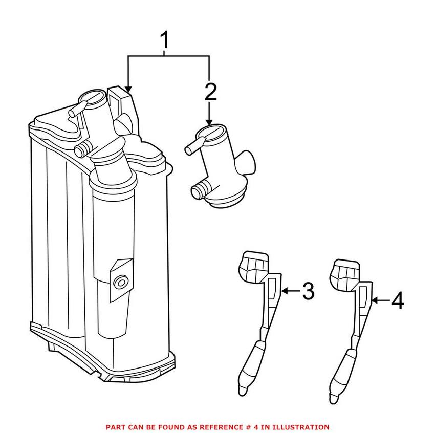 Mercedes Oxygen Sensor - Rear 0085427818